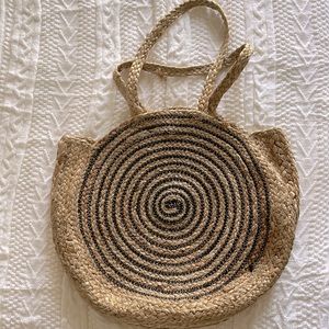 Brown Rattan Bag - Never used